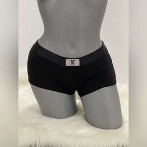 Victorias Secret Logo Cotton Shine Patch Shortie Panty Underwear. NWT